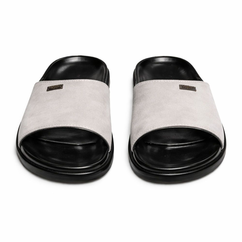 Two Tone Minimalist Slide Sandals